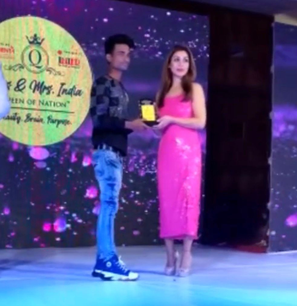 Award recognition from Anupriya Goenka